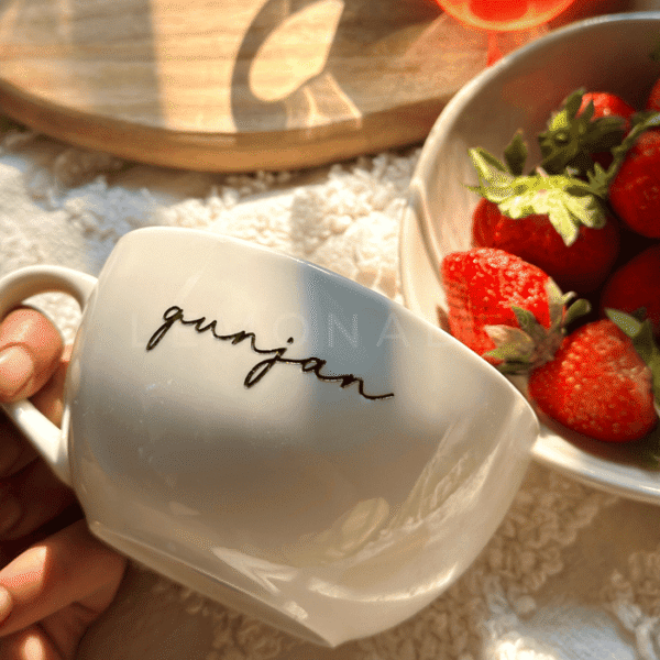 Personalized Hot Coffee Mug – Custom Name Design