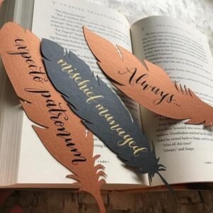 feather bookmark