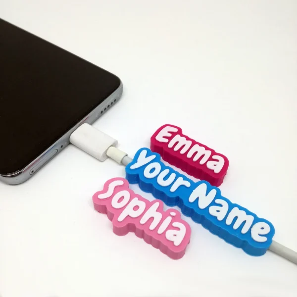 customised name charger protecter